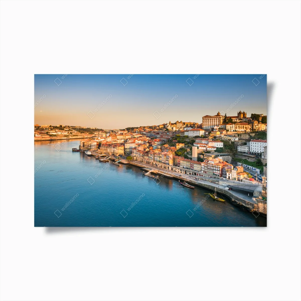 Poster panorama di Porto al tramonto • Wallissimo® Poster panorama di Porto al tramonto • Wallissimo®