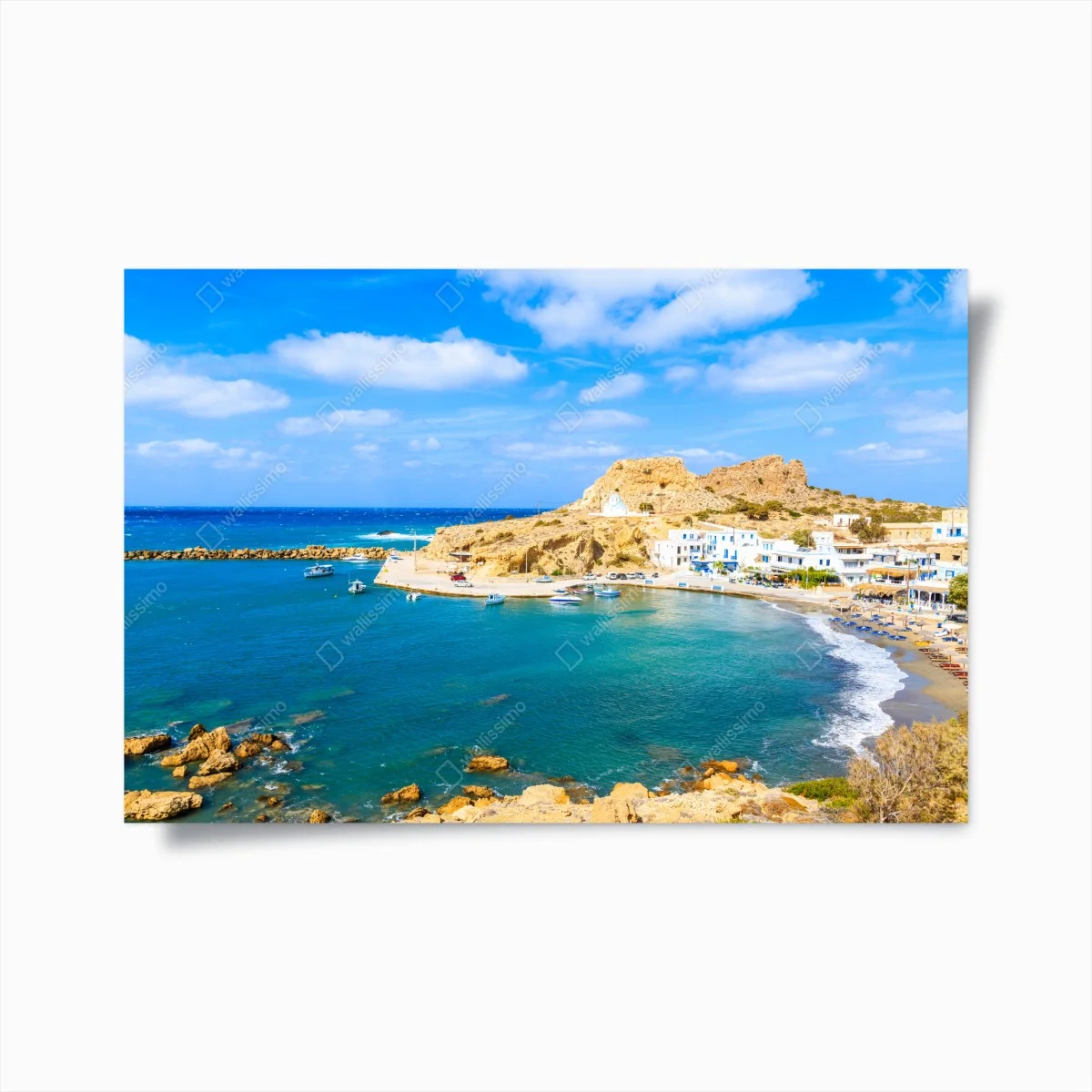 Poster baia di Finiki, Karpathos • Wallissimo® Poster baia di Finiki, Karpathos • Wallissimo®