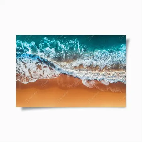 Poster abbraccio del mare sulla spiaggia • Wallissimo®