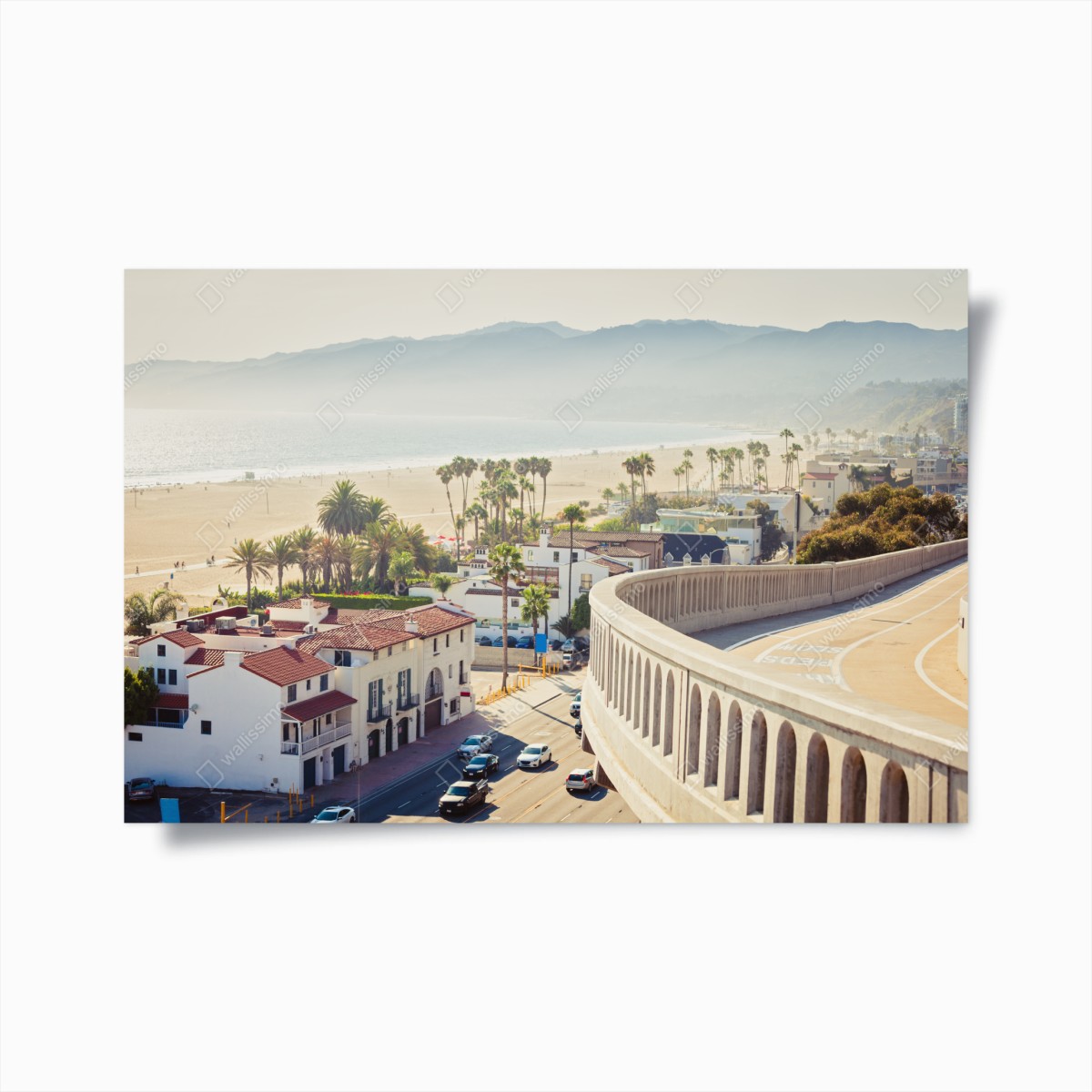 Poster panorama costiero di Santa Monica • Wallissimo®