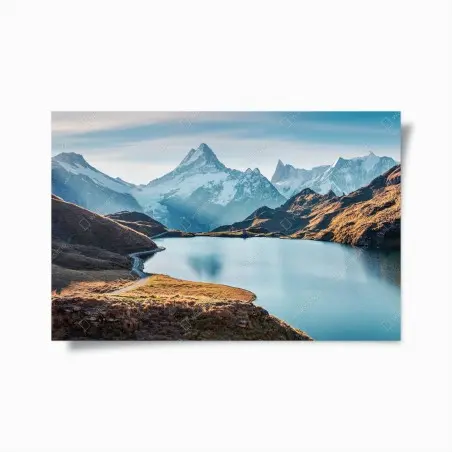 Poster incanto alpino sul Bachalpsee • Wallissimo®