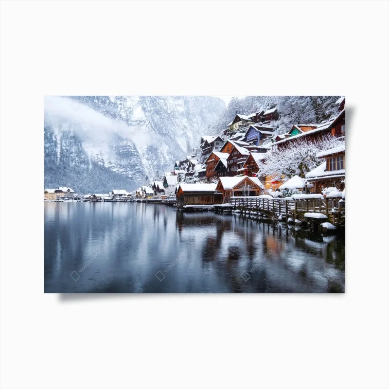 Poster paesaggio da sogno di Hallstatt