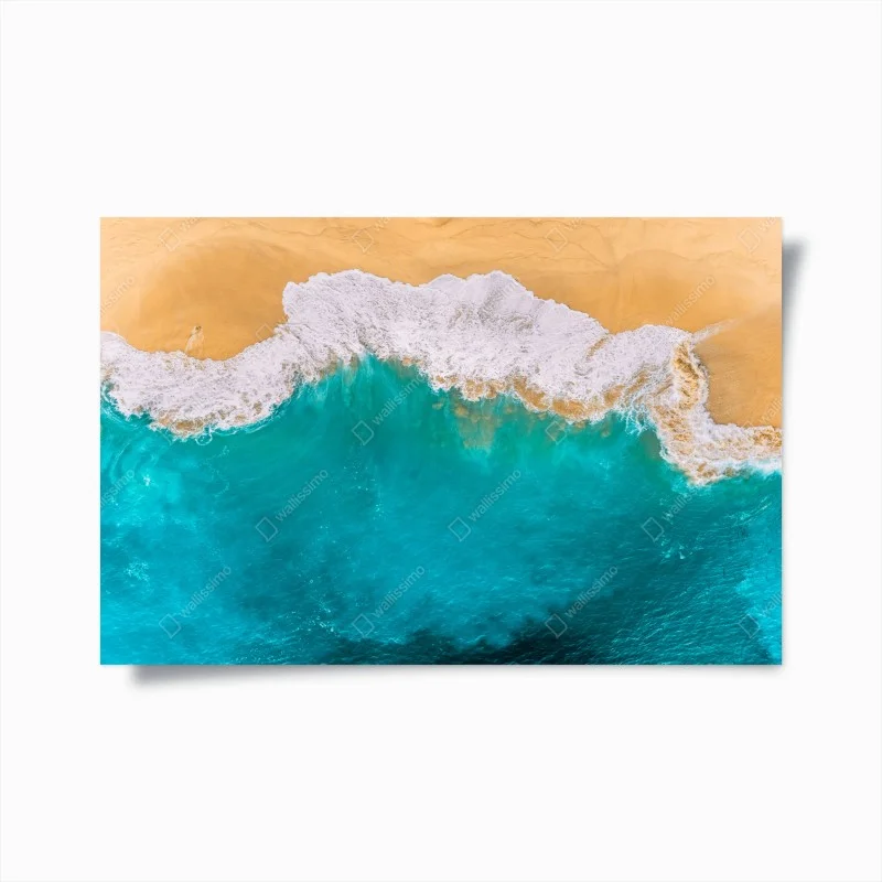 Poster panorama costiero di Kelingking, Nusa Penida