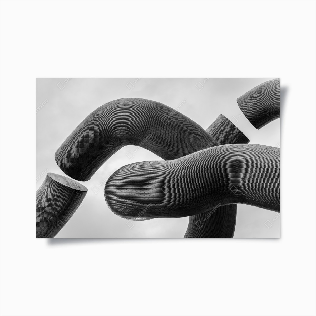 Poster forme scultoree intrecciate • Wallissimo®