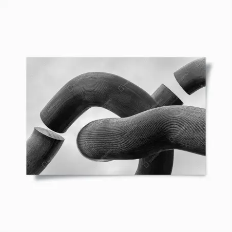 Poster forme scultoree intrecciate • Wallissimo®