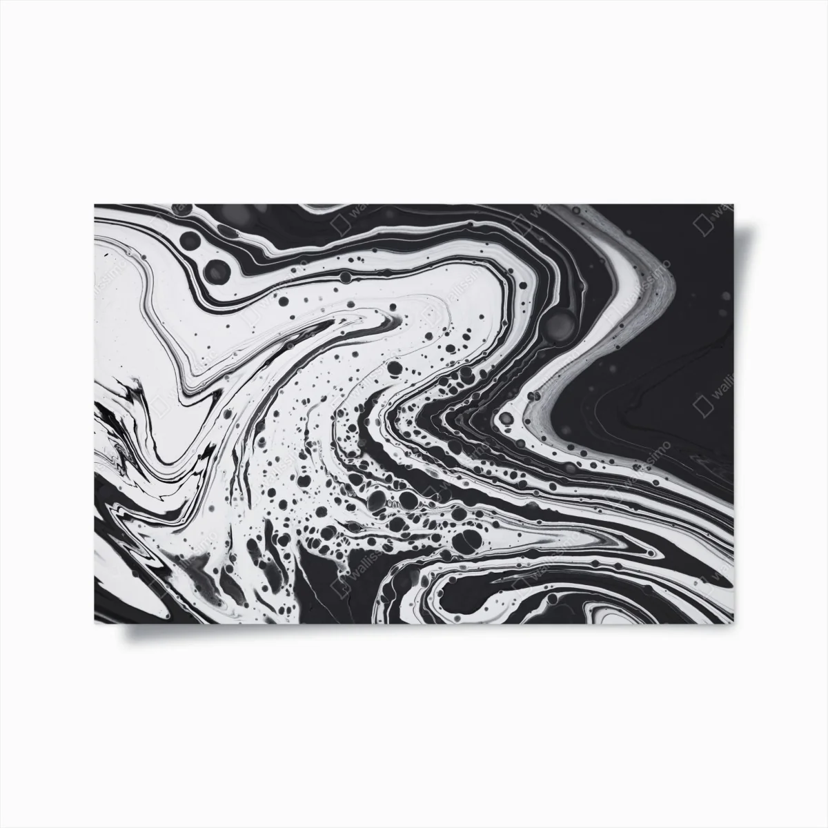 Poster arte astratta marmorizzata in bianco e nero • Wallissimo® Poster arte astratta marmorizzata in bianco e nero • Wallissimo®