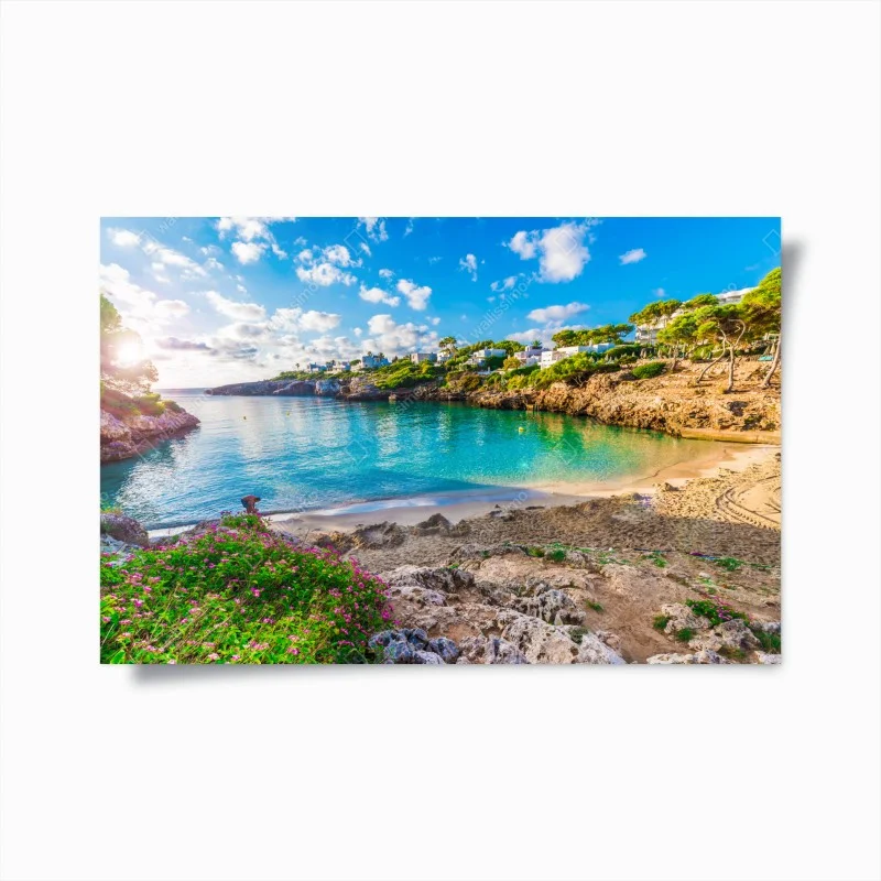 Poster baia tranquilla a Cala Esmeralda
