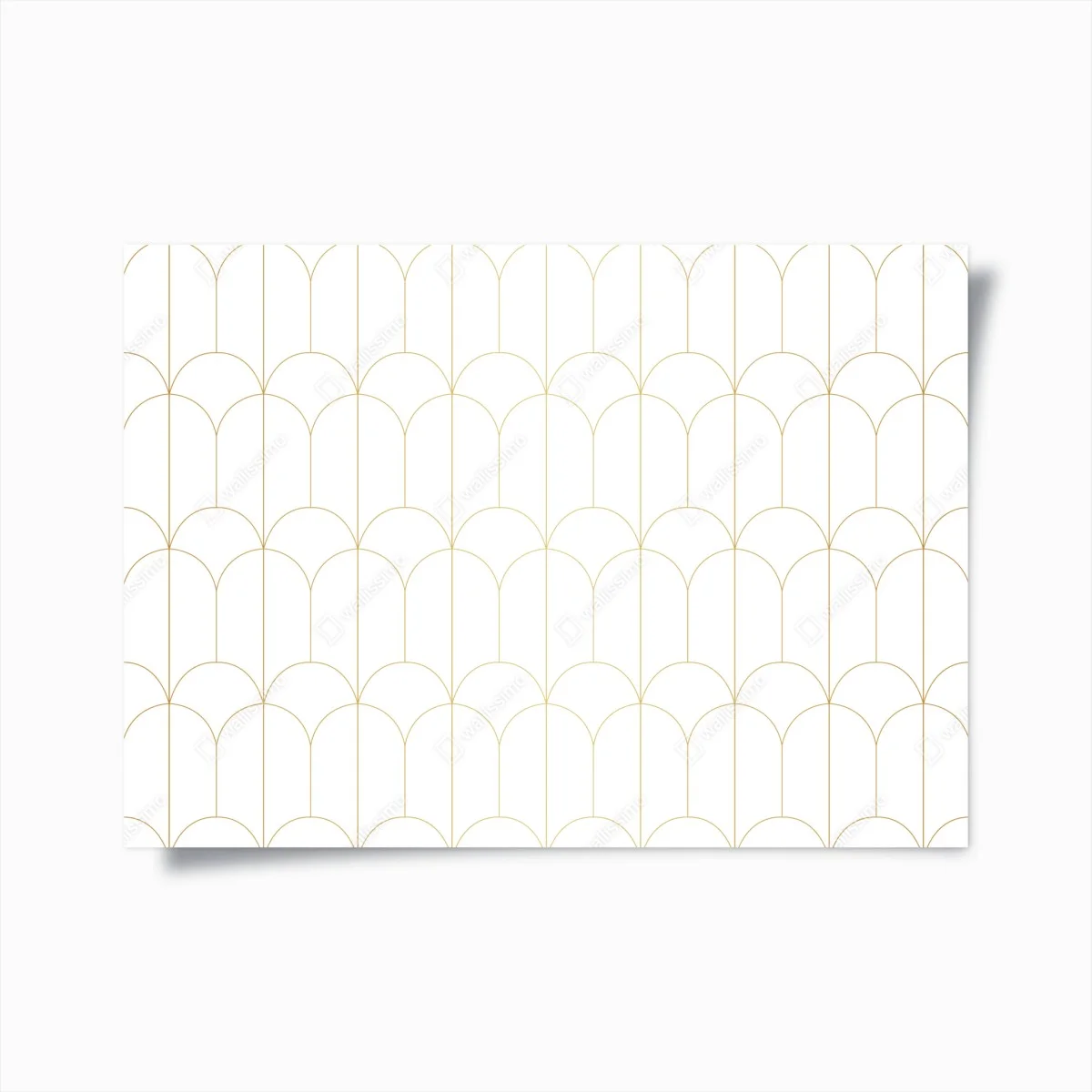 Poster motivo art déco oro su sfondo bianco • Wallissimo® Poster motivo art déco oro su sfondo bianco • Wallissimo®