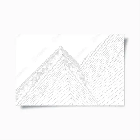 Poster geometria prospettica: linee architettoniche • Wallissimo®