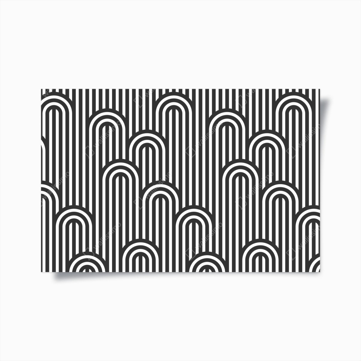 Poster motivo ottico a righe intrecciate • Wallissimo® Poster motivo ottico a righe intrecciate • Wallissimo®