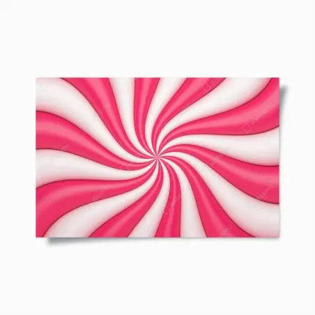 Poster vortice dolce rosa e bianco • Wallissimo®