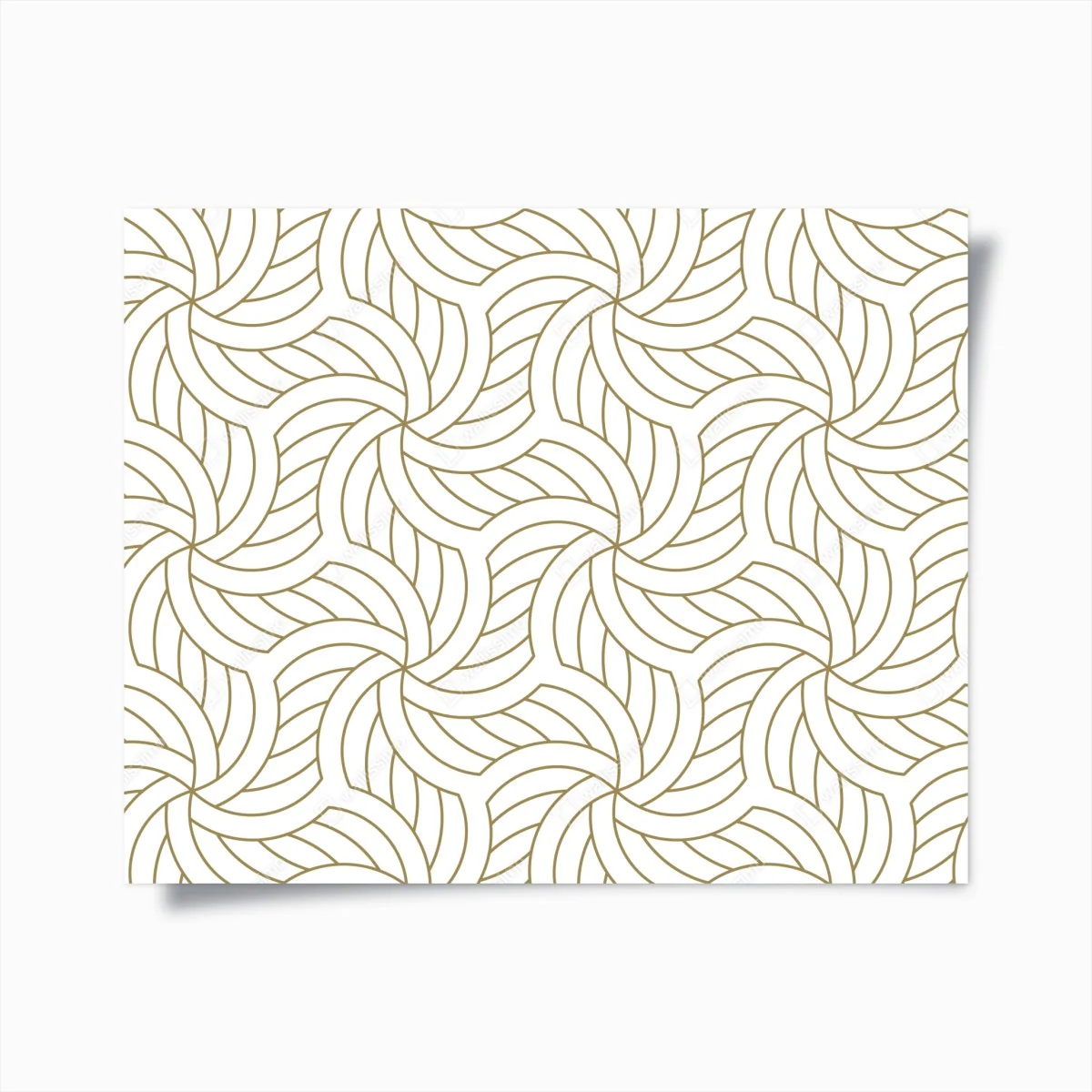 Poster motivo geometrico dorato su sfondo bianco • Wallissimo® Poster motivo geometrico dorato su sfondo bianco • Wallissimo®