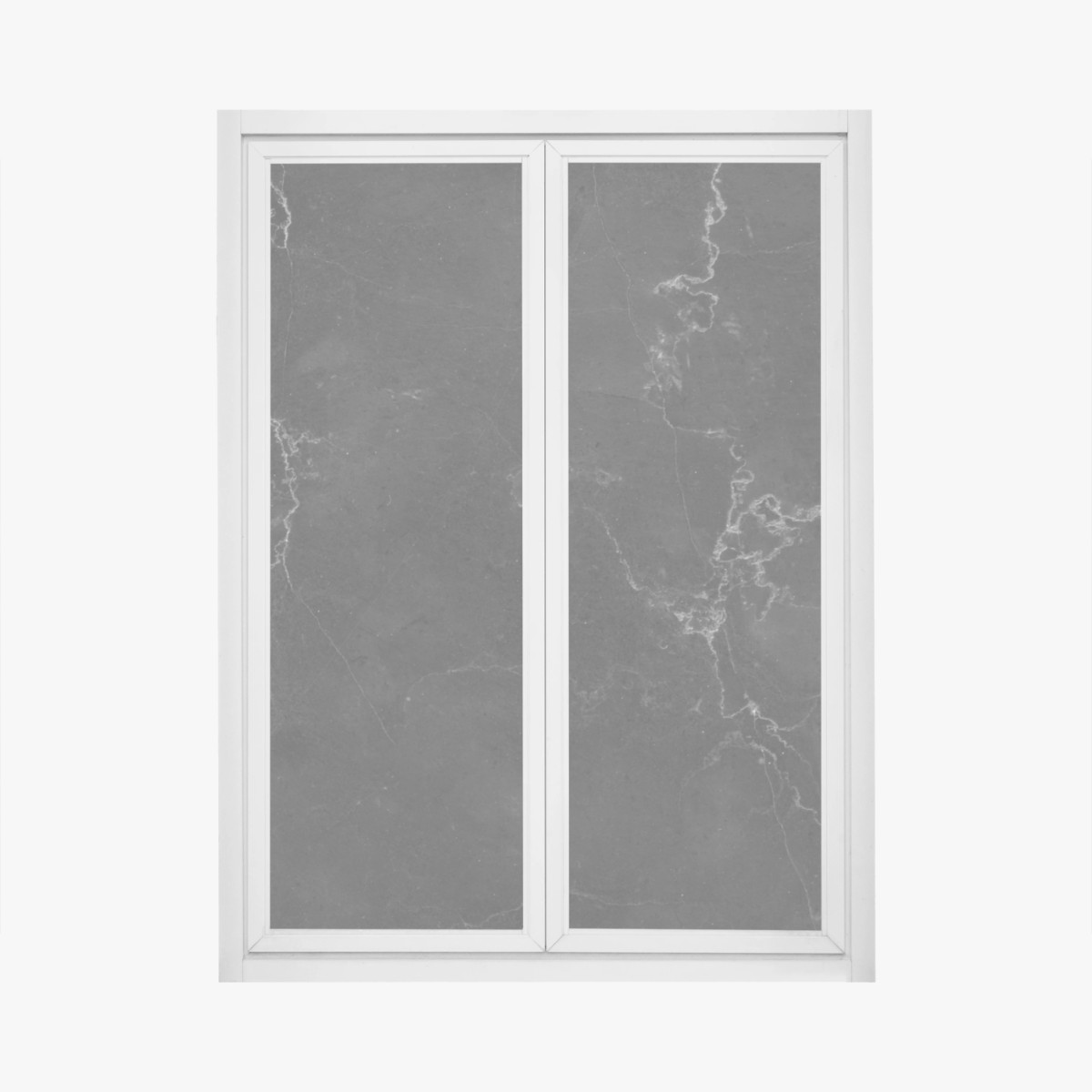 Adesivo per finestra marmo nero venato elegante • Wallissimo®