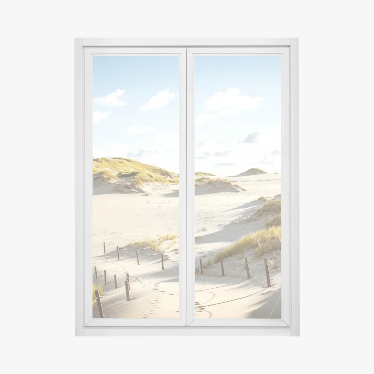 Adesivo per finestra paesaggio delle dune di Slowinski • Wallissimo® Adesivo per finestra paesaggio delle dune di Slowinski • Wallissimo®