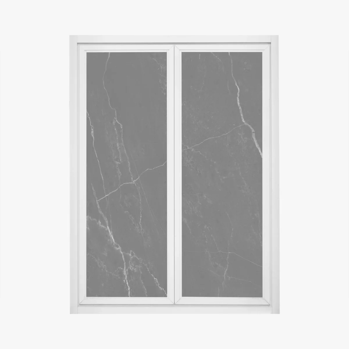 Adesivo per finestra marmo nero elegante con venature bianche • Wallissimo® Adesivo per finestra marmo nero elegante con venature bianche • Wallissimo®