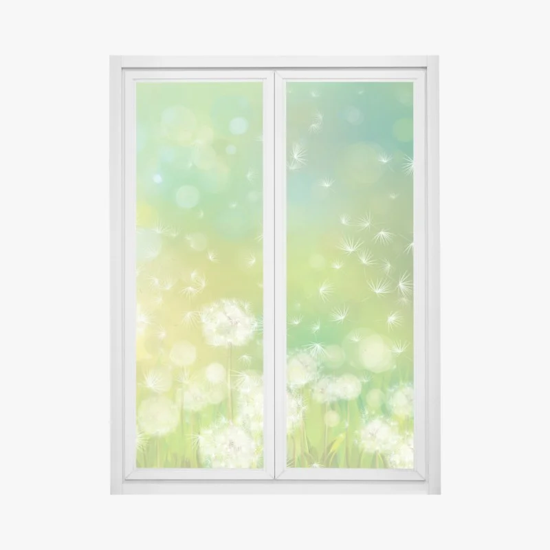 Adesivo per finestra sogno di soffioni al vento