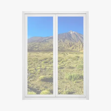 Adesivo per finestra panorama del vulcano Teide a Tenerife • Wallissimo®