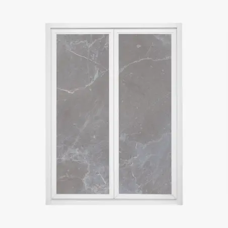 Adesivo per finestra marmo nero venato con riflessi blu • Wallissimo®