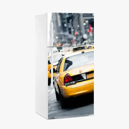 Adesivo per frigorifero vibrazioni urbane a New York • Wallissimo®