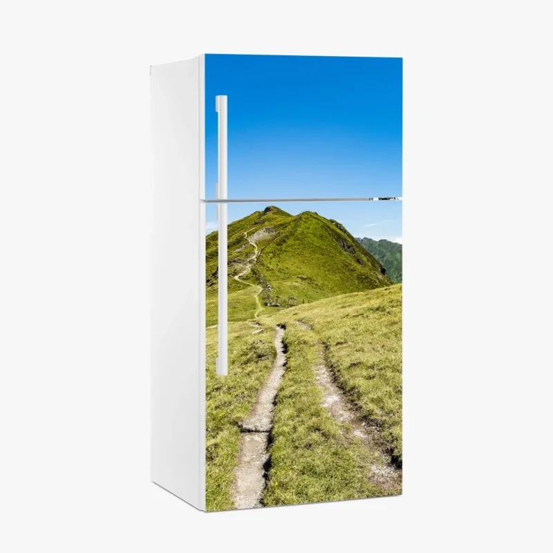 Adesivo per frigorifero paesaggio con sentiero alpino nello Zillertal, Austria