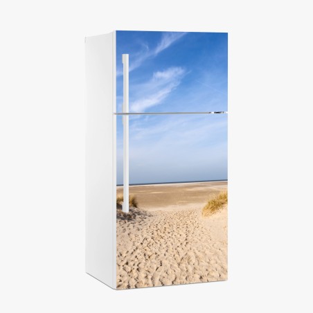 Adesivo per frigorifero orizzonte di dune e sabbia • Wallissimo®