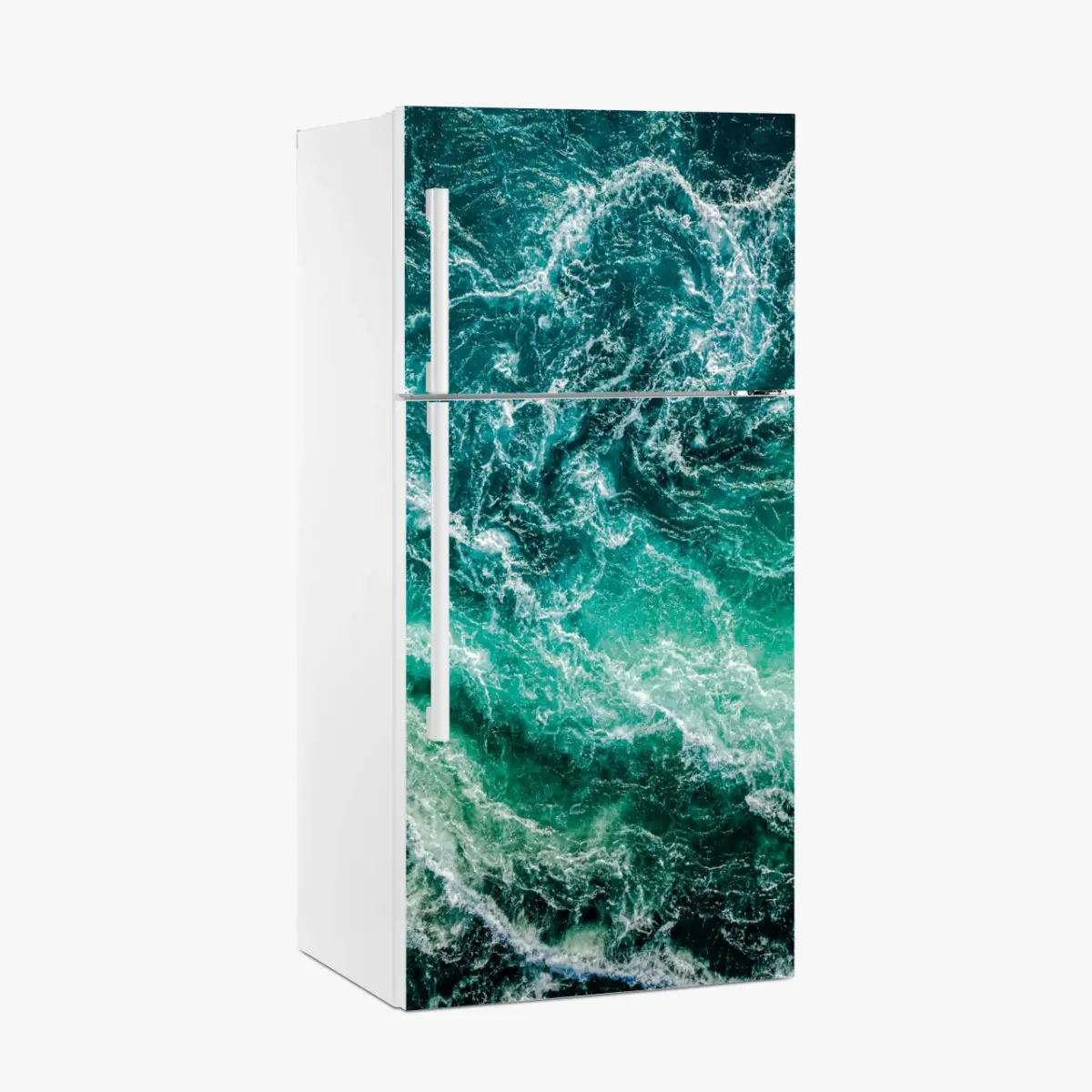 Adesivo per frigorifero vortici marini di Saltstraumen • Wallissimo®