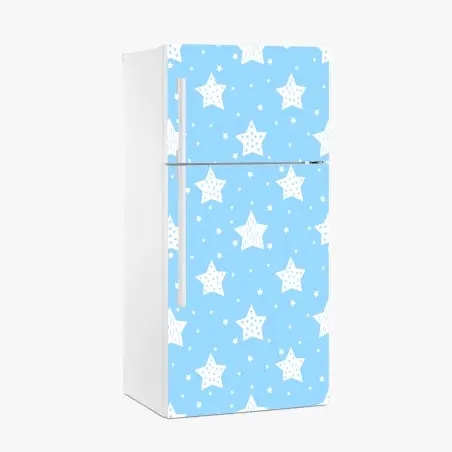 Adesivo per frigorifero motivo di stelle per cameretta • Wallissimo®