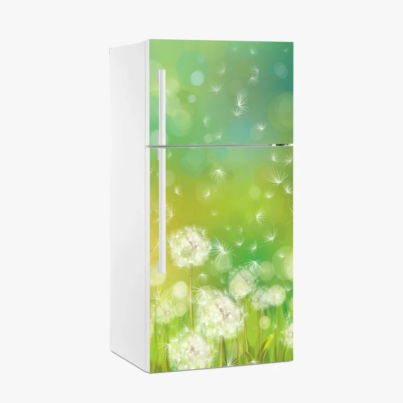 Adesivo per frigorifero sogno di soffioni al vento