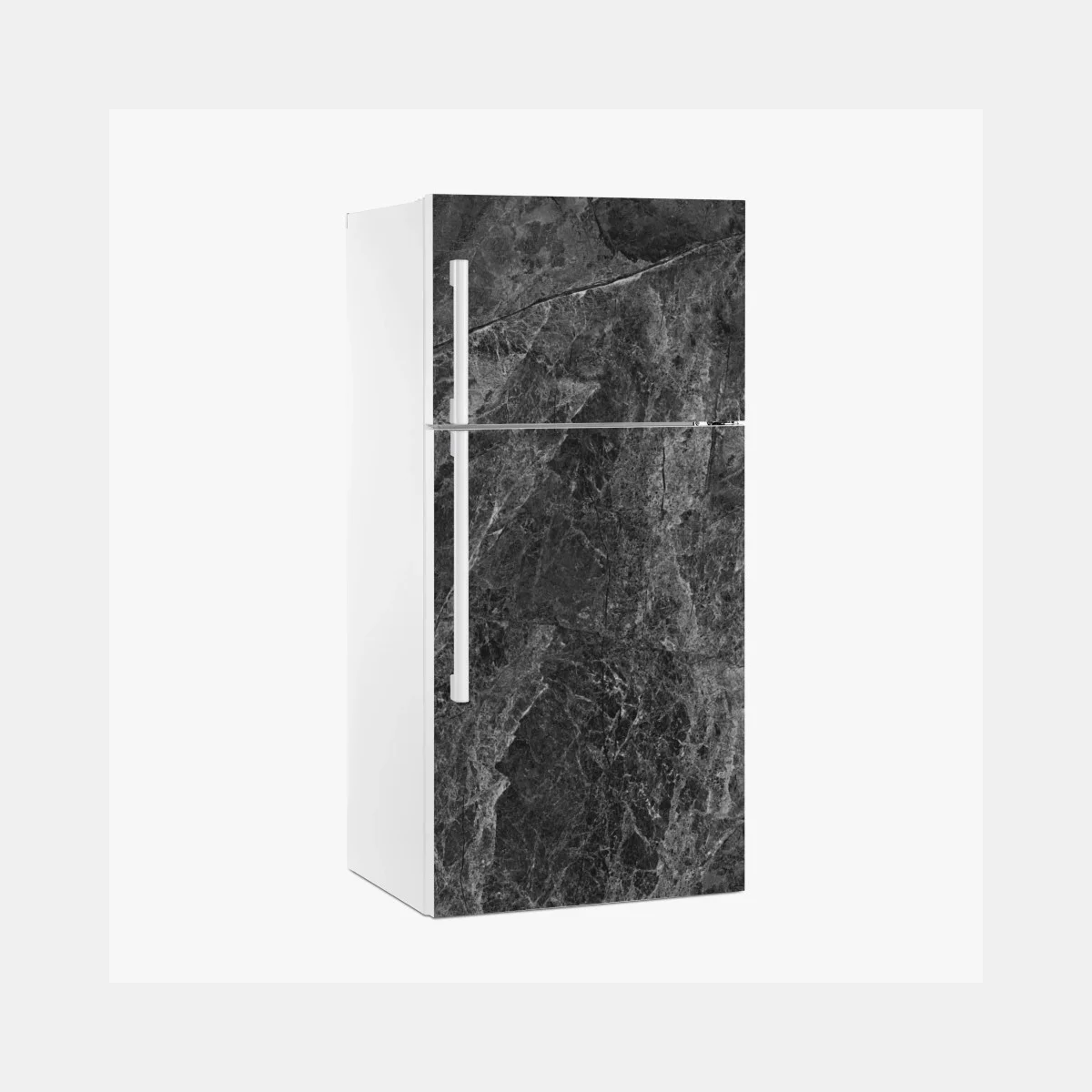 Adesivo per frigorifero marmo nero venato elegante • Wallissimo® Adesivo per frigorifero marmo nero venato elegante • Wallissimo®