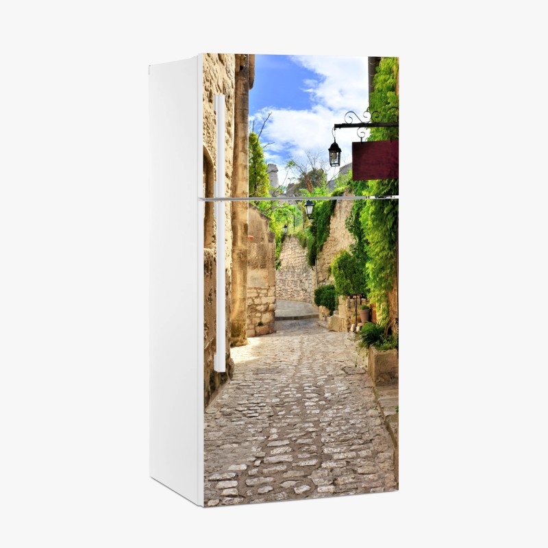Adesivo per frigorifero vicolo antico di Les Baux