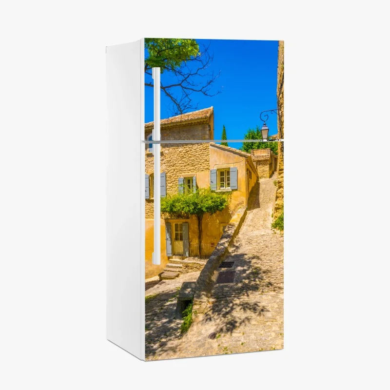 Adesivo per frigorifero vicoletto soleggiato in Provenza