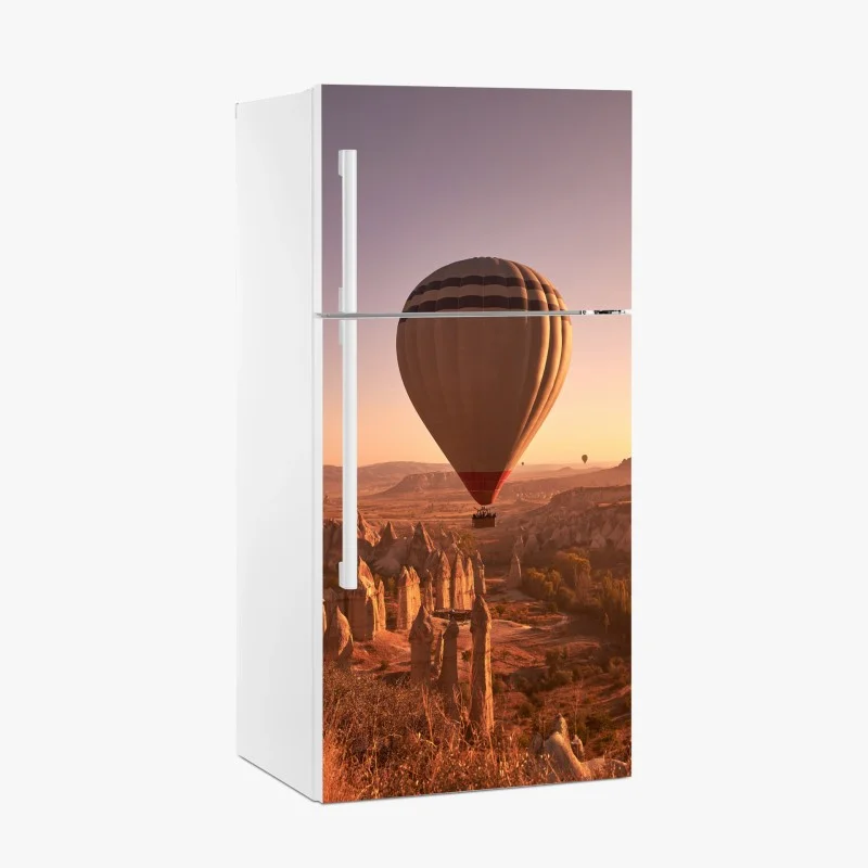 Adesivo per frigorifero mattina dorata a Cappadocia