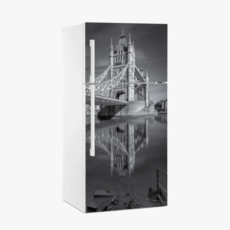 Adesivo per frigorifero riflessi di Tower Bridge a Londra