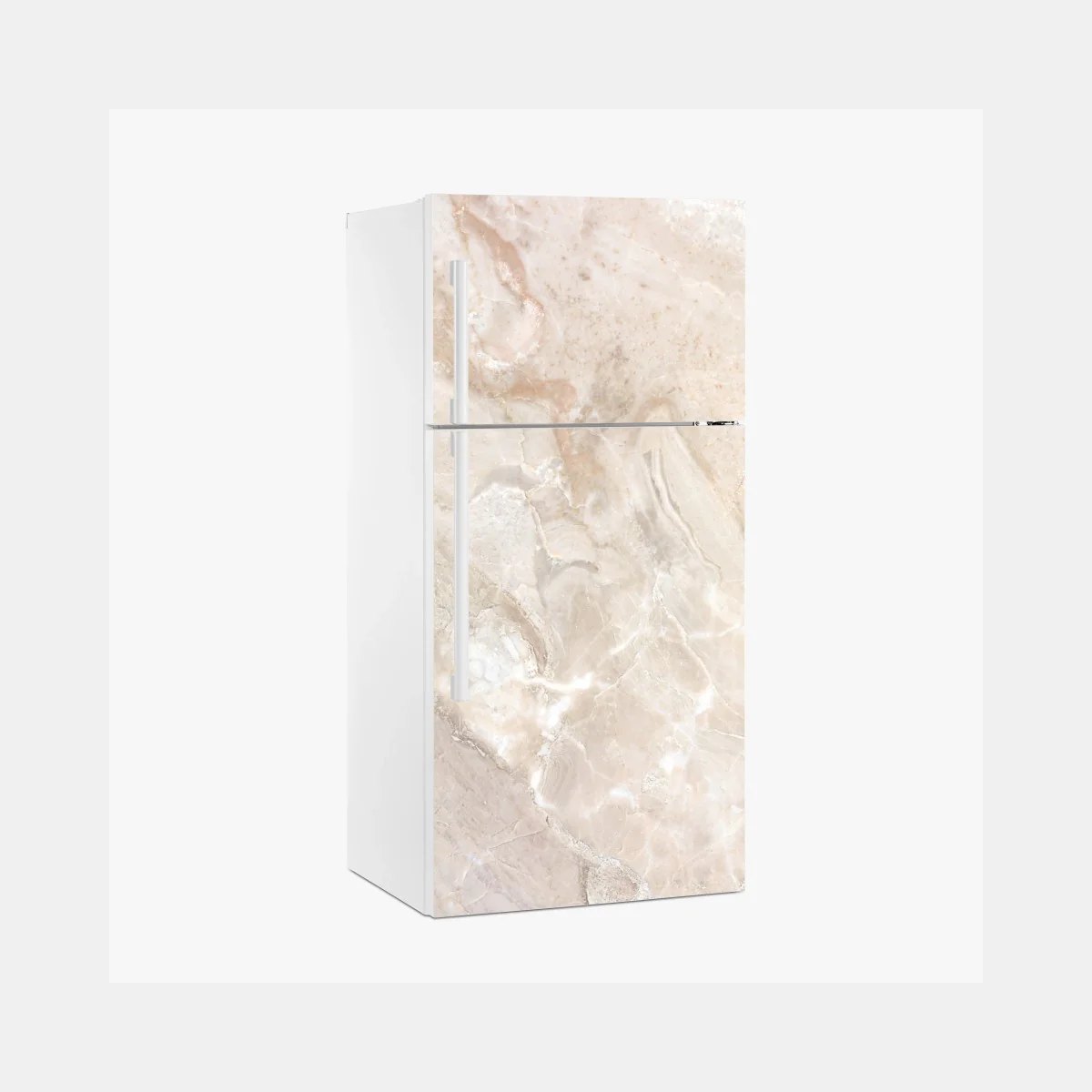 Adesivo per frigorifero marmo beige venato per decorazione murale • Wallissimo® Adesivo per frigorifero marmo beige venato per decorazione murale • Wallissimo®