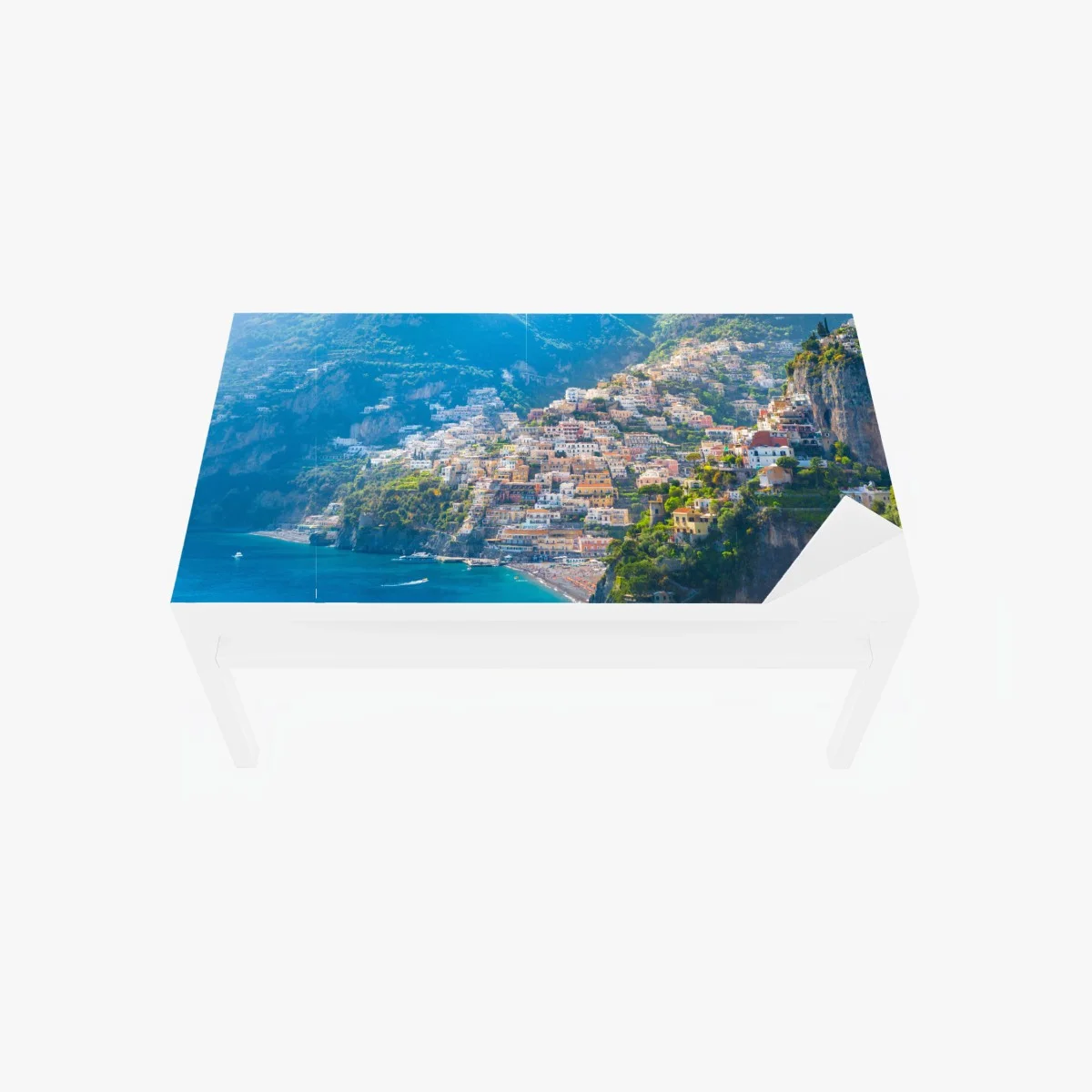 Adesivo per tavolo e scrivania panorama mediterraneo della Costiera Amalfitana • Wallissimo® Adesivo per tavolo e scrivania panorama mediterraneo della Costiera Amalfitana • Wallissimo®