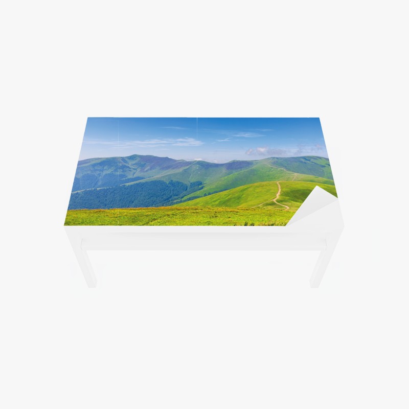 Adesivo per tavolo e scrivania sentiero sulle colline di Borzhava