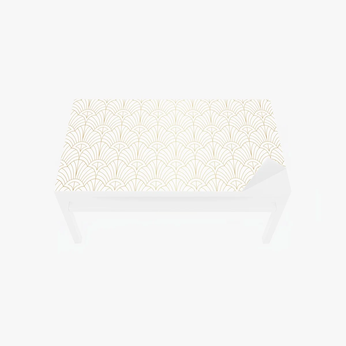 Adesivo per tavolo e scrivania motivo art déco dorato elegante • Wallissimo® Adesivo per tavolo e scrivania motivo art déco dorato elegante • Wallissimo®