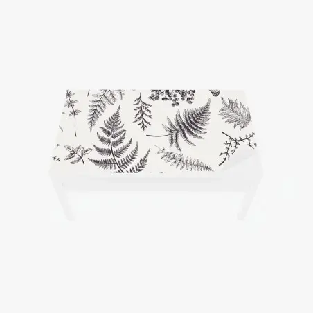 Adesivo per tavolo e scrivania eleganza botanica con felci e bacche • Wallissimo®