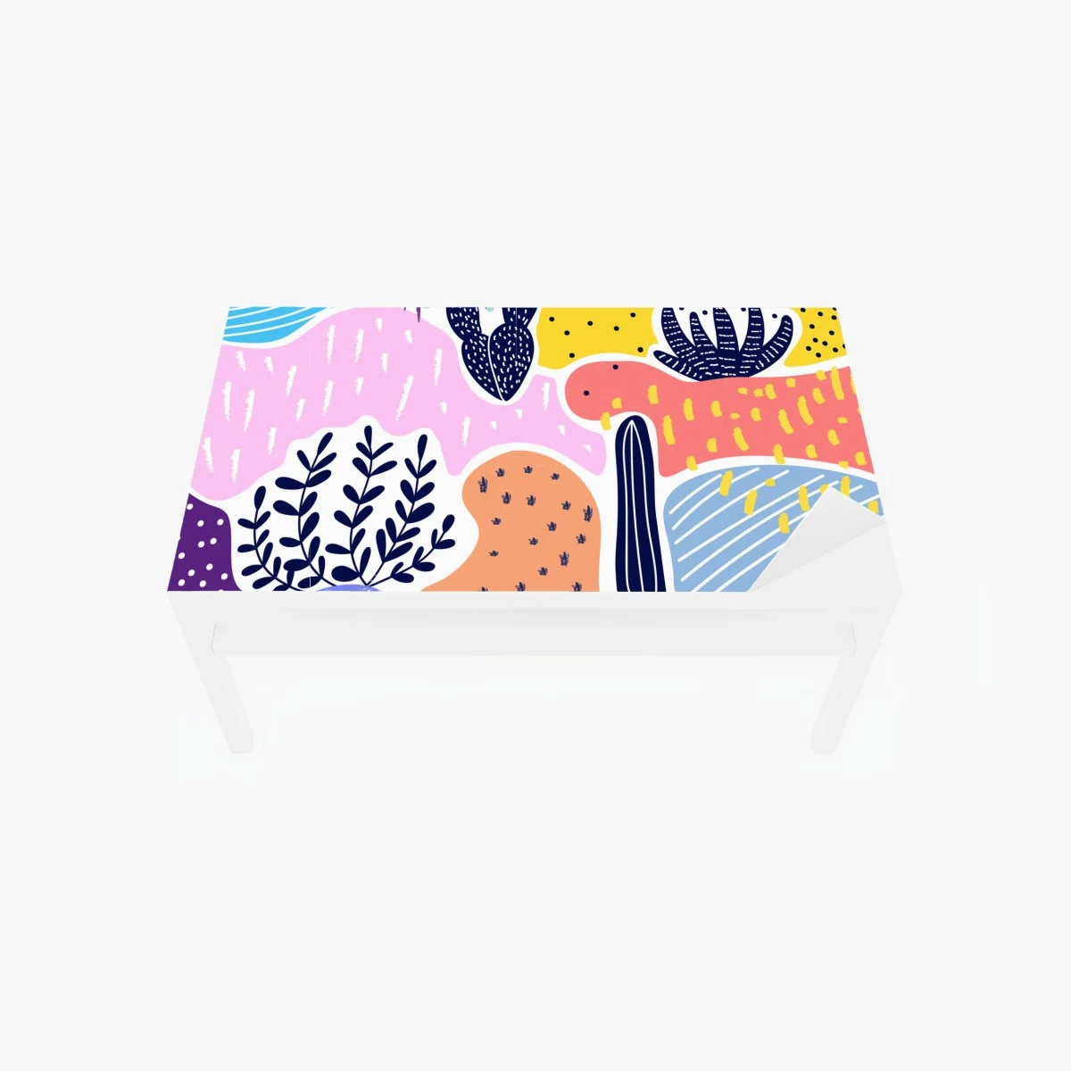 Adesivo per tavolo e scrivania giardino astratto di cactus e piante • Wallissimo® Adesivo per tavolo e scrivania giardino astratto di cactus e piante • Wallissimo®