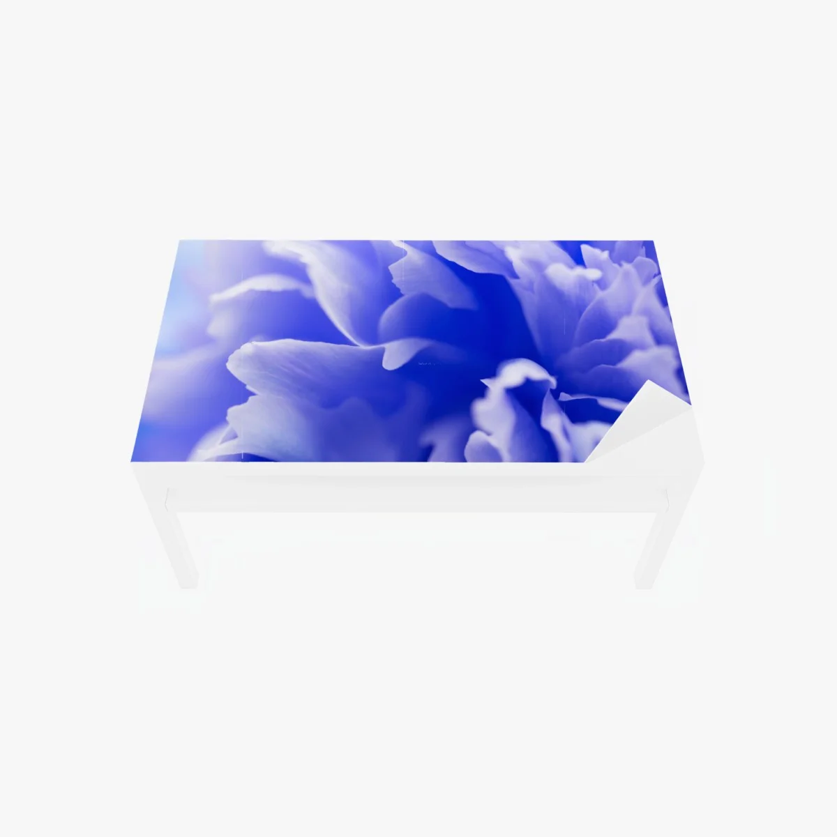 Adesivo per tavolo e scrivania esplosione di petali blu • Wallissimo® Adesivo per tavolo e scrivania esplosione di petali blu • Wallissimo®
