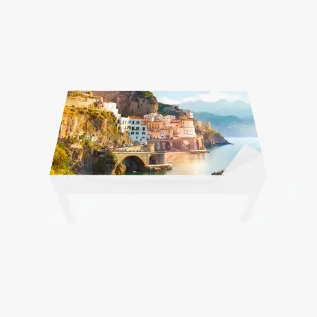 Adesivo per tavolo e scrivania panorama della Costiera Amalfitana • Wallissimo®