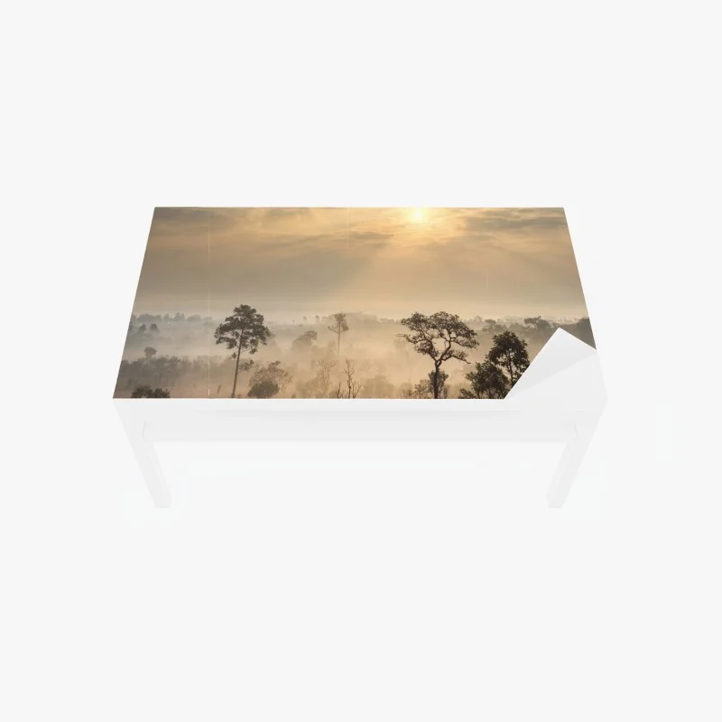 Adesivo per tavolo e scrivania alba nella savana della Thailandia