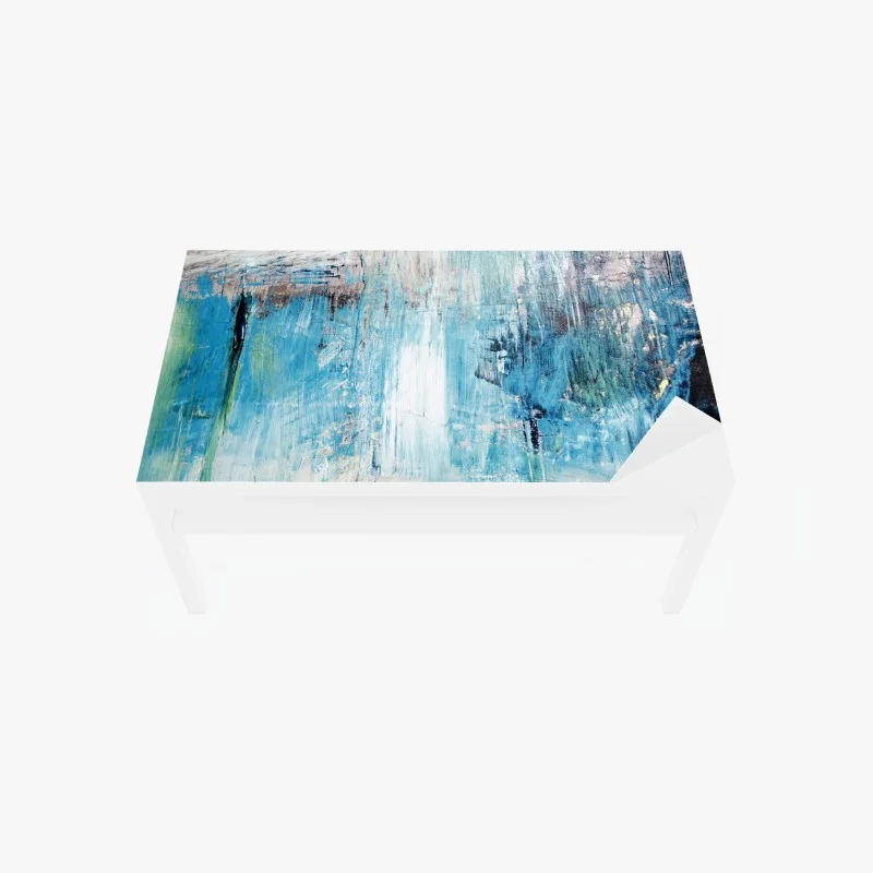 Adesivo per tavolo e scrivania riflessi d'acqua astratti