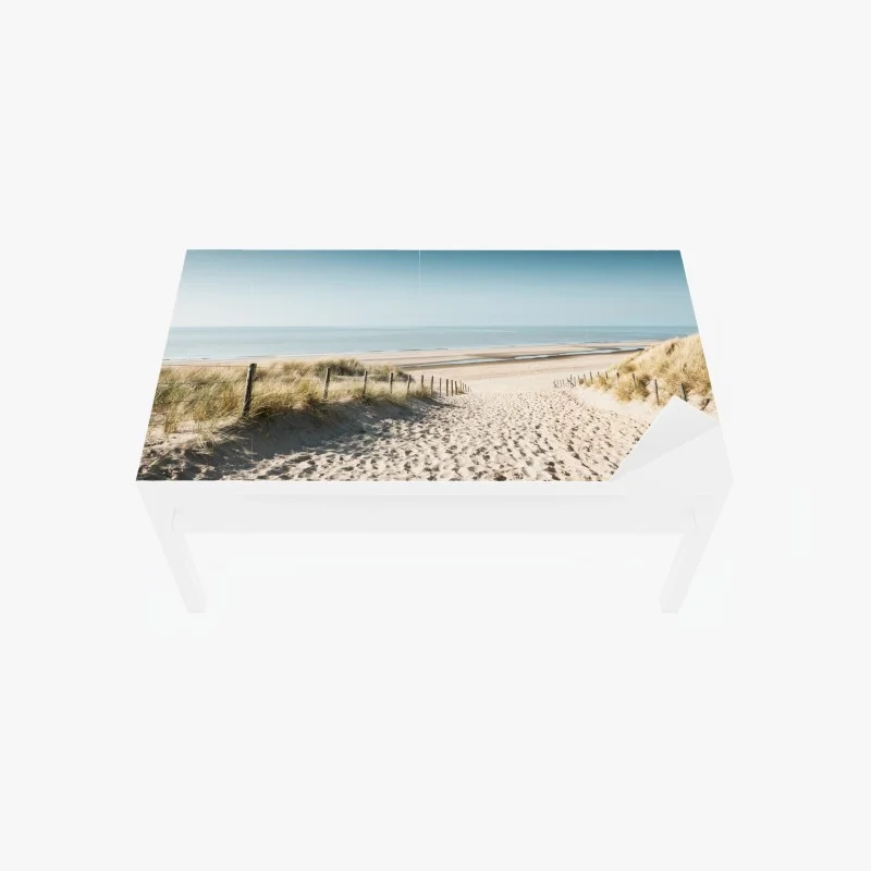 Adesivo per tavolo e scrivania sabbia e mare a Noordwijk