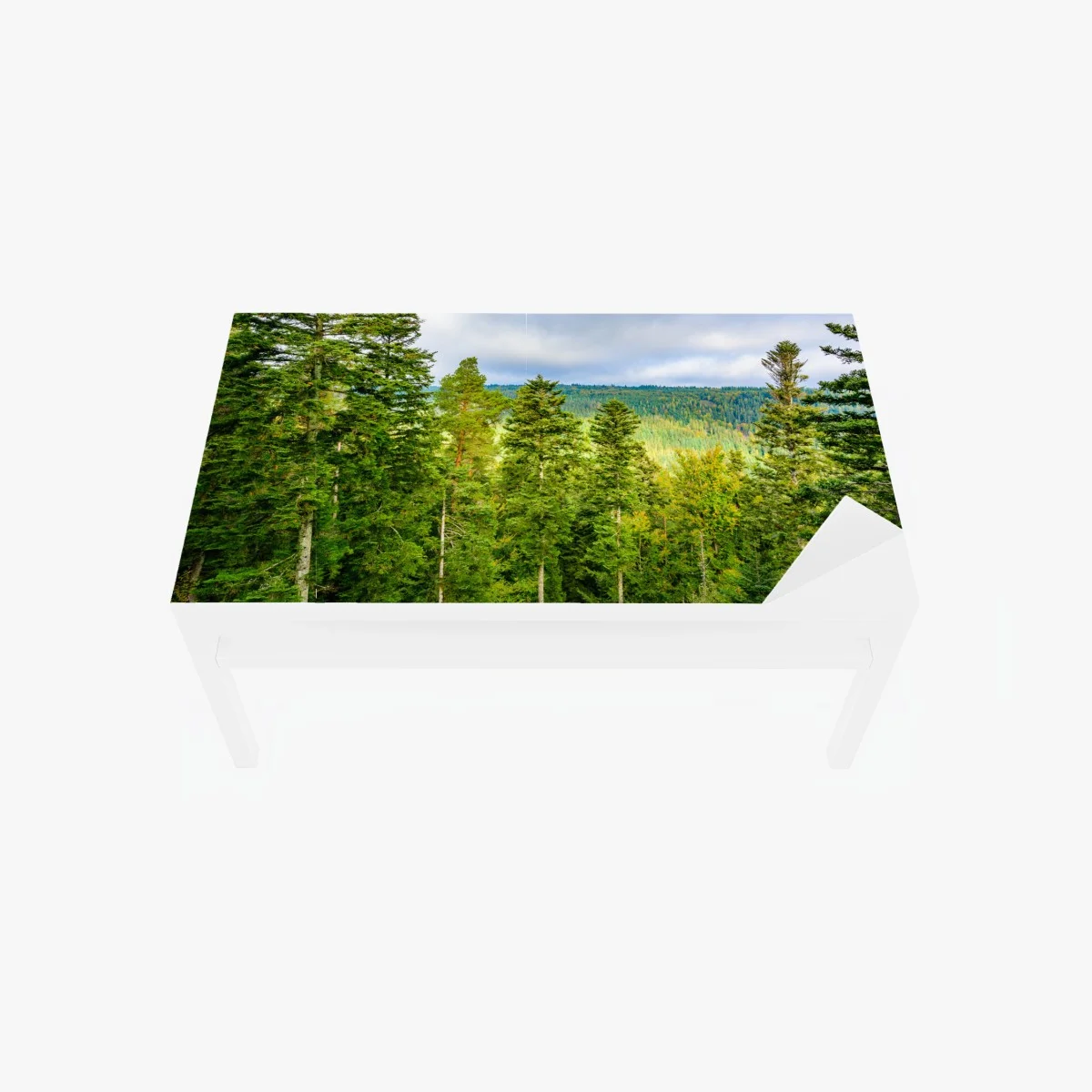 Adesivo per tavolo e scrivania panorama autunnale della Foresta Nera • Wallissimo® Adesivo per tavolo e scrivania panorama autunnale della Foresta Nera • Wallissimo®