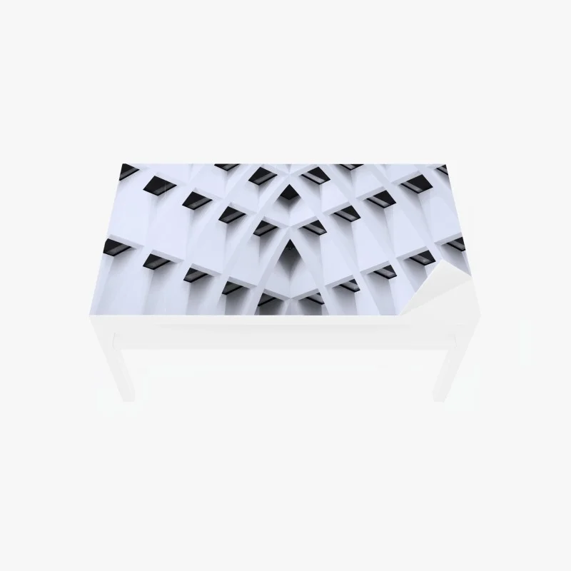 Adesivo per tavolo e scrivania trama di archi geometrici