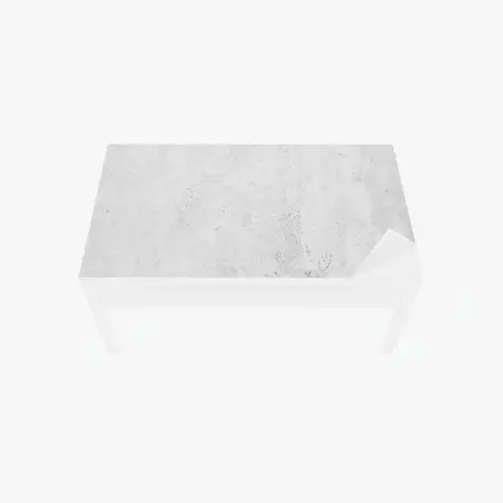 Adesivo per tavolo e scrivania effetto cemento grigio minimalista • Wallissimo®