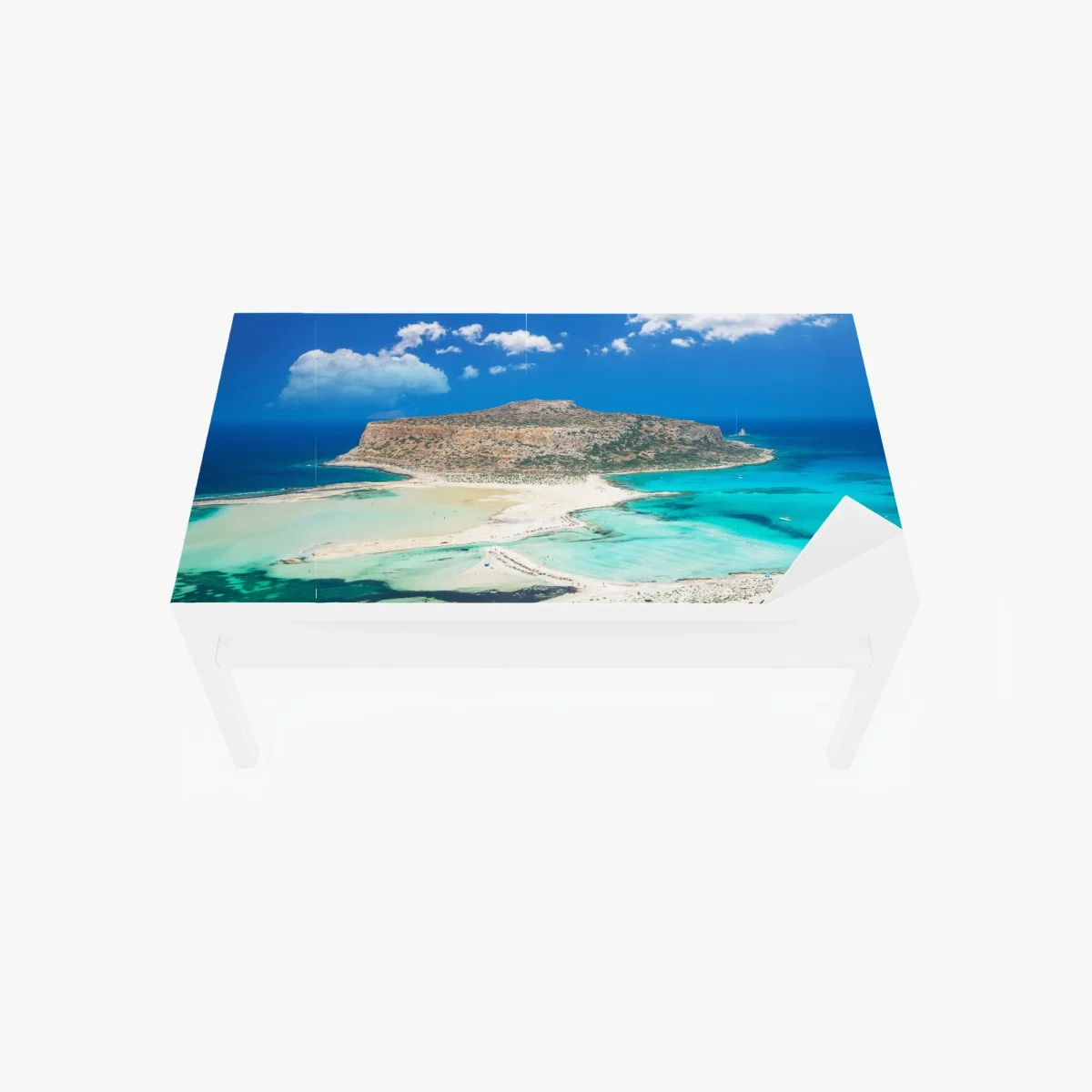 Adesivo per tavolo e scrivania oasi di Balos • Wallissimo® Adesivo per tavolo e scrivania oasi di Balos • Wallissimo®