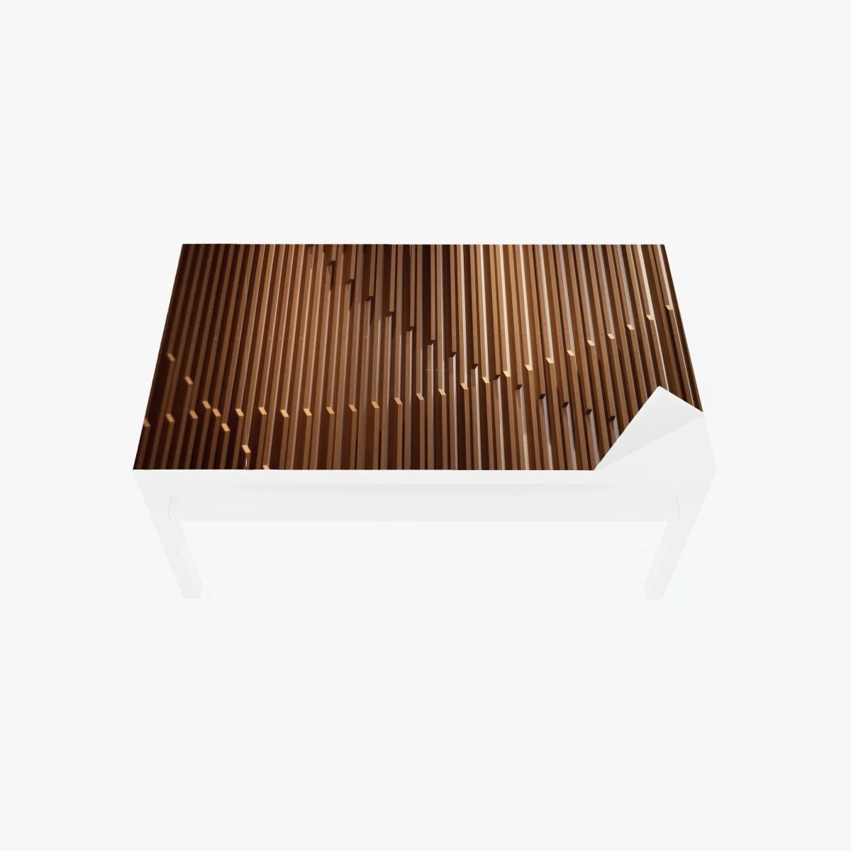 Adesivo per tavolo e scrivania motivo a doghe di legno per pareti • Wallissimo® Adesivo per tavolo e scrivania motivo a doghe di legno per pareti • Wallissimo®