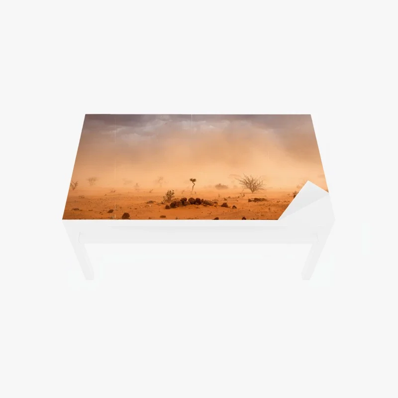 Adesivo per tavolo e scrivania tempesta di sabbia a Dollo Ado